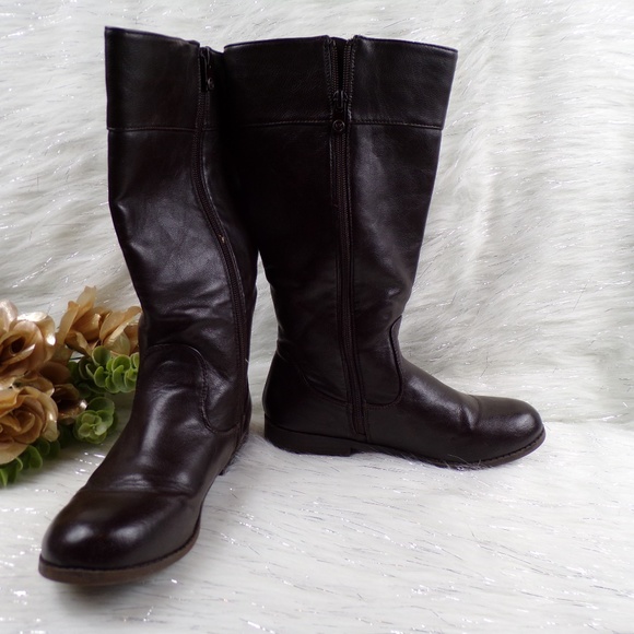 Michael Kors Girls LEILA Mocha Brown Boots… - Picture 3 of 8